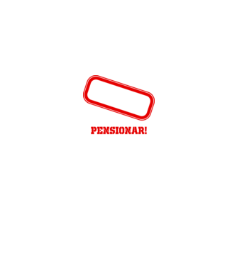Atenție! Pensionar! Știe totul și are timp să-ți demonstreze! model negru pe tricou