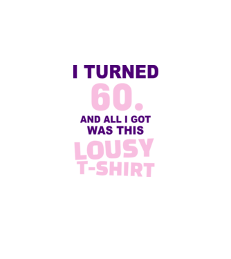 Lousy T-shirt 60 model albastru regal pe tricou