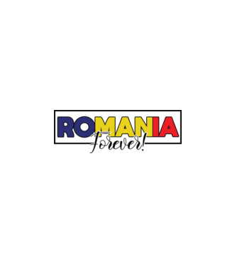 Romania forever model alb pe tricou
