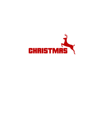 Christmas logo model albastru jeanși pe tricou