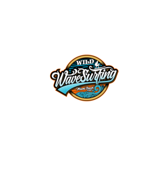 WaveSurfing model albastru jeanși pe tricou