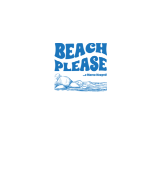 Beach please, e Marea Neagră! model roz deschis pe tricou