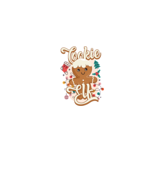 Cookie elf model gri pe tricou