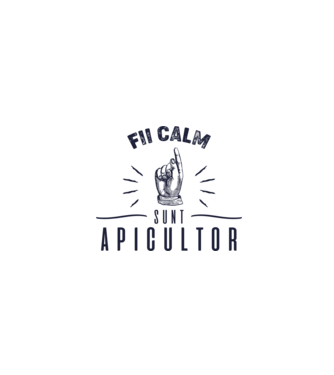Fii calm.... sunt apicultor model gri pe tricou