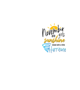 November Girls are Sunshine mixed with a little Hurricane model galben neon pe tricou