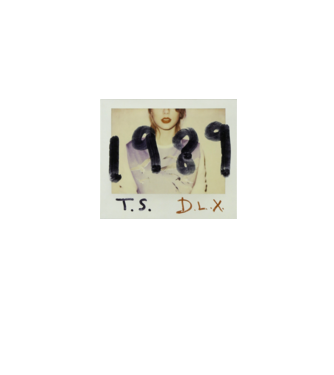 Taylor Swift polaroid model gri pe tricou