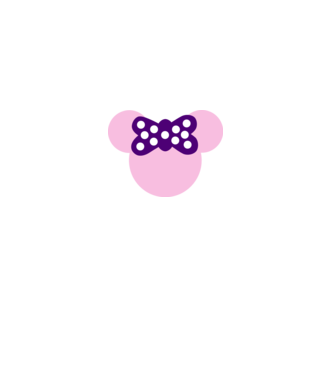 Minnie model alb pe tricou