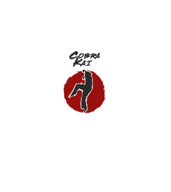 cobra kai larusso model alb pe tricou