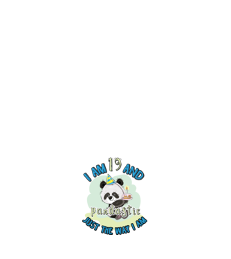 PANDASTIC 19 model alb pe tricou