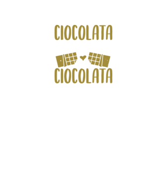 ciocolata nu pune întrebări, ciocolata înțelege model negru pe tricou