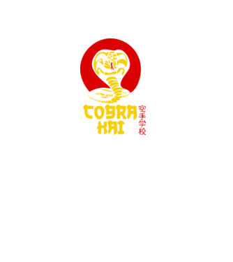 cobra kai japan logo model negru pe tricou
