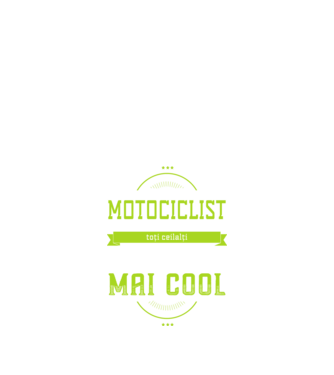 sunt motociclist, la fel ca toți ceilalți, dar mult mai cool model negru pe tricou