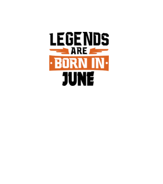 Legends are born in June model gri pe tricou