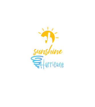 March Girls are Sunshine mixed with a little Hurricane model negru pe tricou