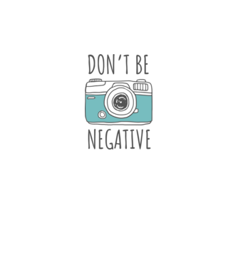DON'T BE NEGATIVE model gri pe tricou