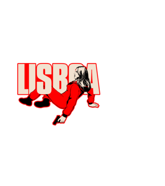 lisboa la casa de papel model alb pe tricou