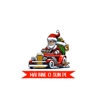 Să-l lăsăm pe Moș Nicolae, mai bine o sun pe mama! model alb pe tricou