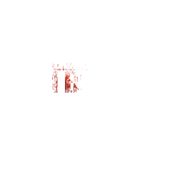 Beware i bite model roșu pe tricou