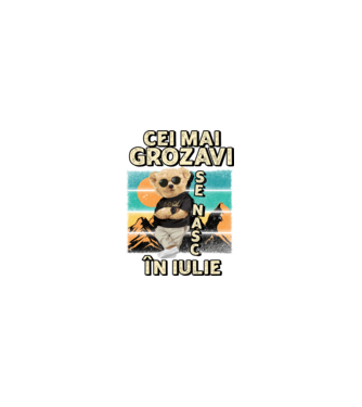 RETRO teddy IULIE model  pe tricou
