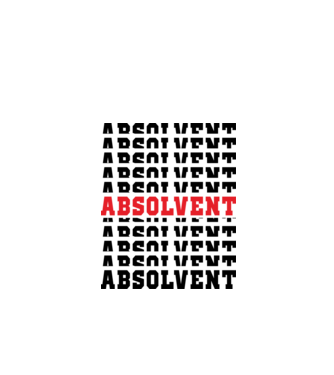 absolvent 2022 model alb pe tricou