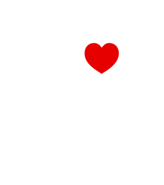 I heart trumpet model turcoaz pe tricou