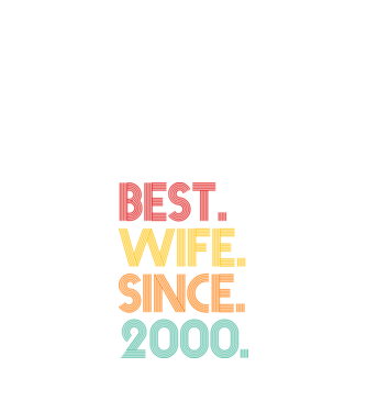 best wife since 2000 retro model negru pe tricou