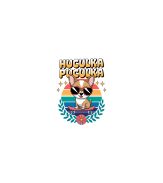 Huculka Puculka Câine 2 model nisipiu pe tricou