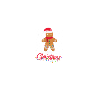 Merry christmas cookie model albastru jeanși pe tricou