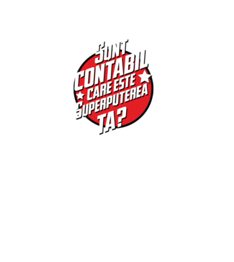 sunt contabil, care este superputerea ta? model gri pe tricou