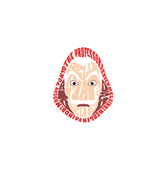 money heist logo names model negru pe tricou