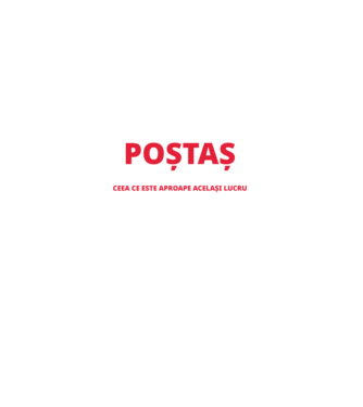 Supererou poştaş model negru pe tricou