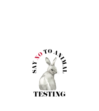 Say NO to animal testing model alb pe tricou