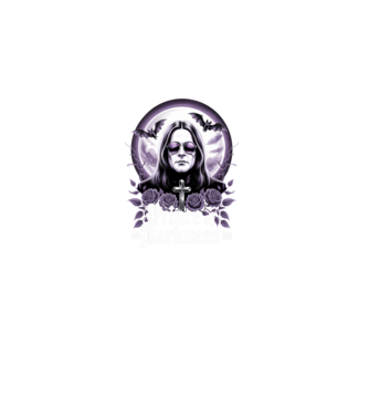 Prince of Darkness model negru pe tricou