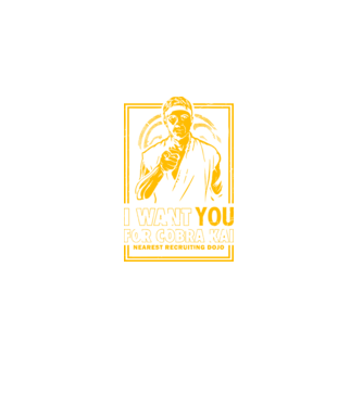 I want you cobra kai model negru pe tricou