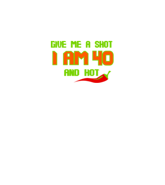 Give me a shot - 40 model galben neon pe tricou