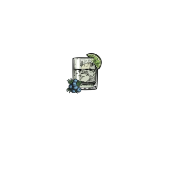 Let the fun be gin model negru pe tricou
