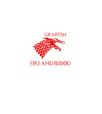 house stargaryen model negru pe tricou
