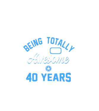 Being totally awesome 40 model negru pe tricou