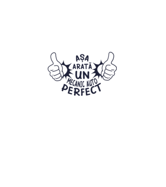 Așa arată un mecanic auto perfect model alb pe tricou