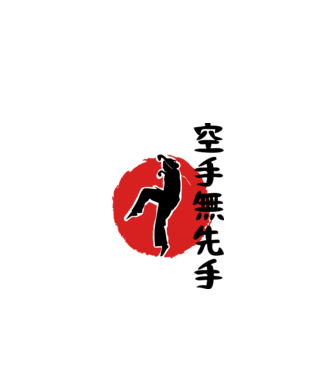 Larusso training japan model alb pe tricou