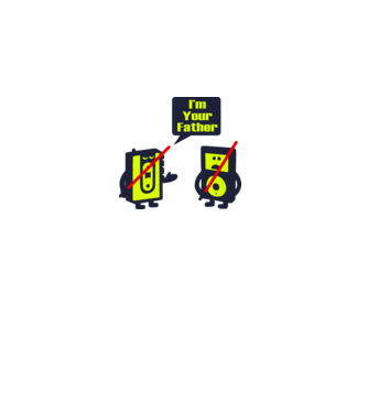 'I''m Your Father 1' model gri pe tricou
