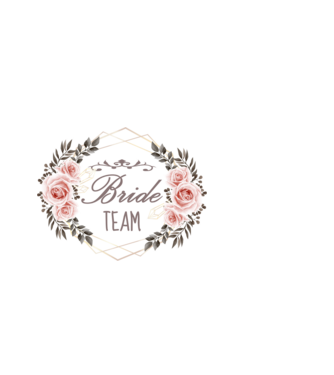 Vintage Bride team model albastru deschis pe tricou