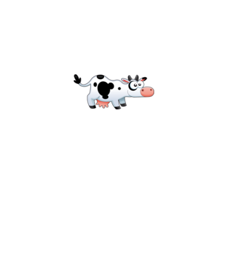 Cow model albastru închis pe tricou