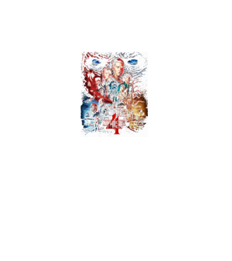 stranger things poster model turcoaz pe tricou