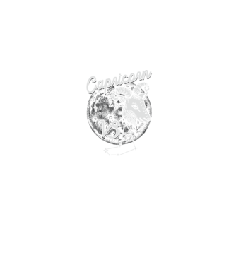 Zodiac femeie CAPRICORN retro model albastru jeanși pe tricou