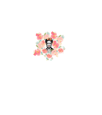 Frida Kahlo 2 model roz deschis pe tricou