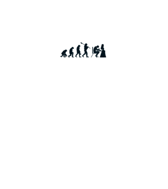 Game evolution model alb pe tricou