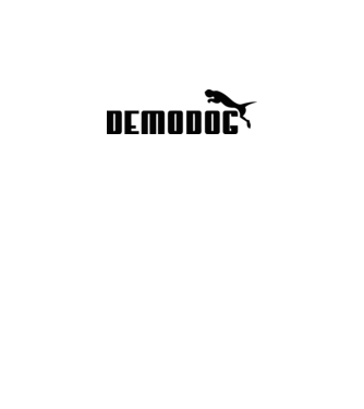 demodog logo black model gri pe tricou