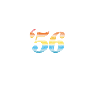 Retro Birthday 1956 model alb pe tricou