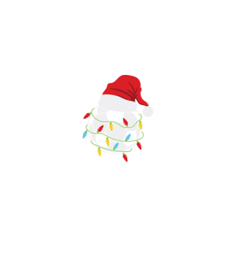 Football christmas model negru pe tricou